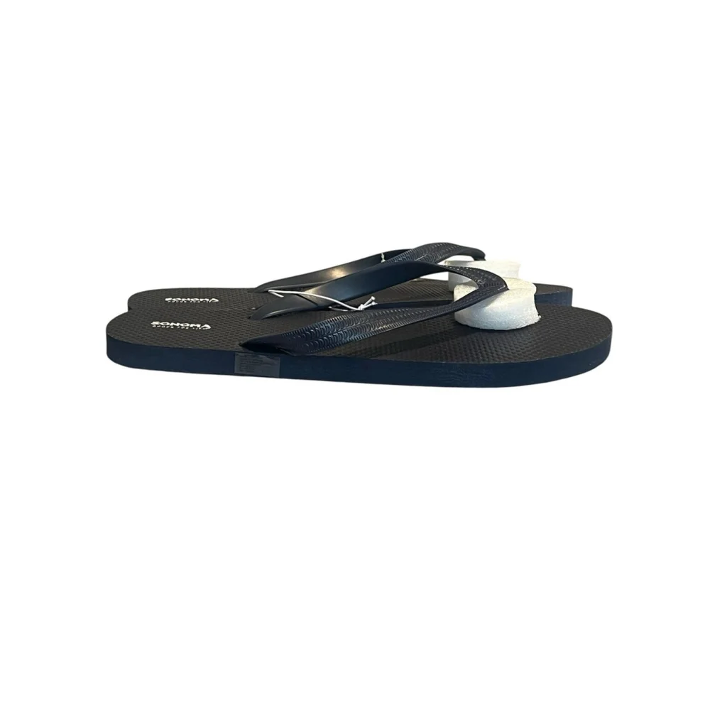 Sonoma Flip Flops Mens Large (10-11) Dark Navy Blue Summer Sandals NWT